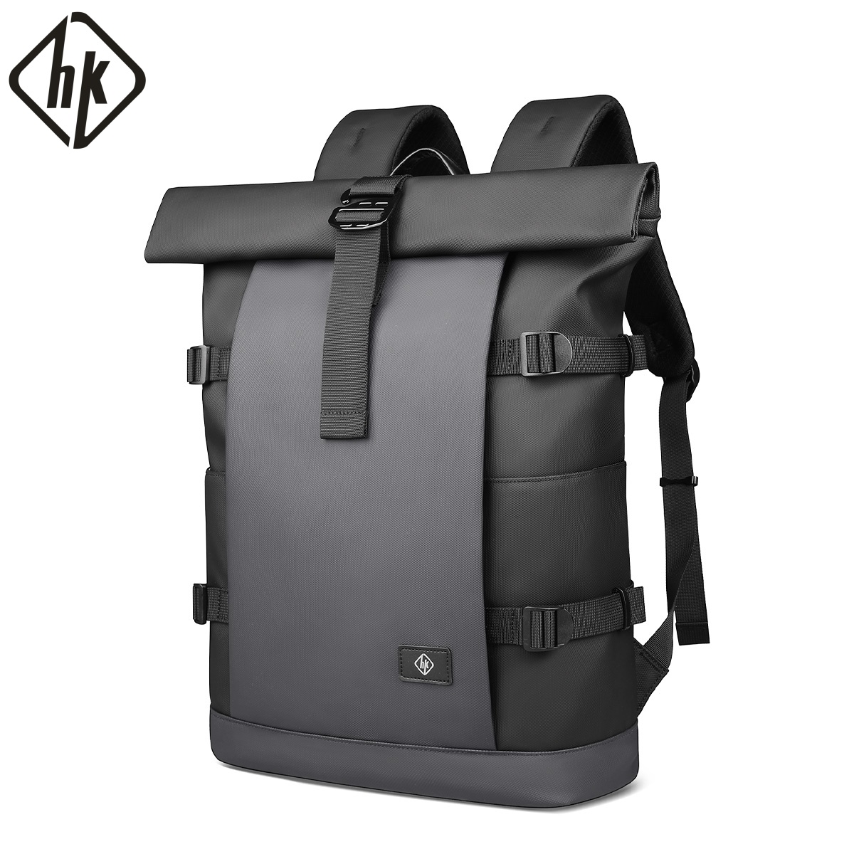 Structured Handbag Top Handle - HK Ransel Roll-Top Tahan Air untuk