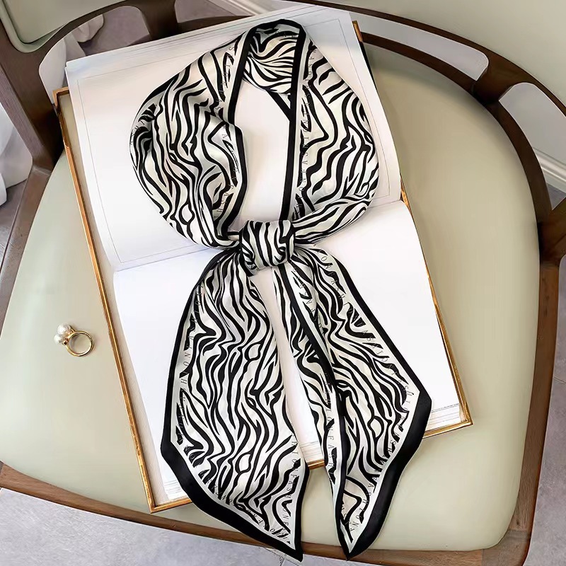 Luxury Bags Expensive - Syal Sutra Motif Zebra Mewah untuk