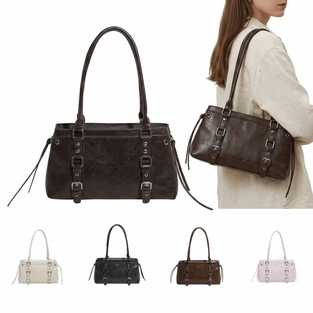 Tas Tangan Wanita Bentuk Terst - Structured Handbag Top Handle ulasan dan harga