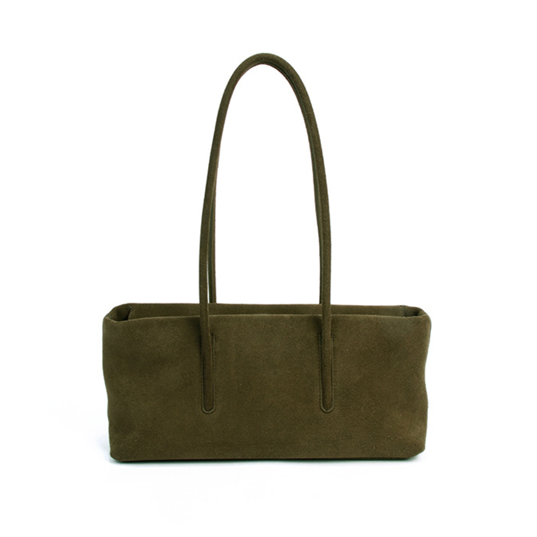 Tas Tote Kulit Suede Asli Mend - Structured Handbag Top Handle ulasan dan harga