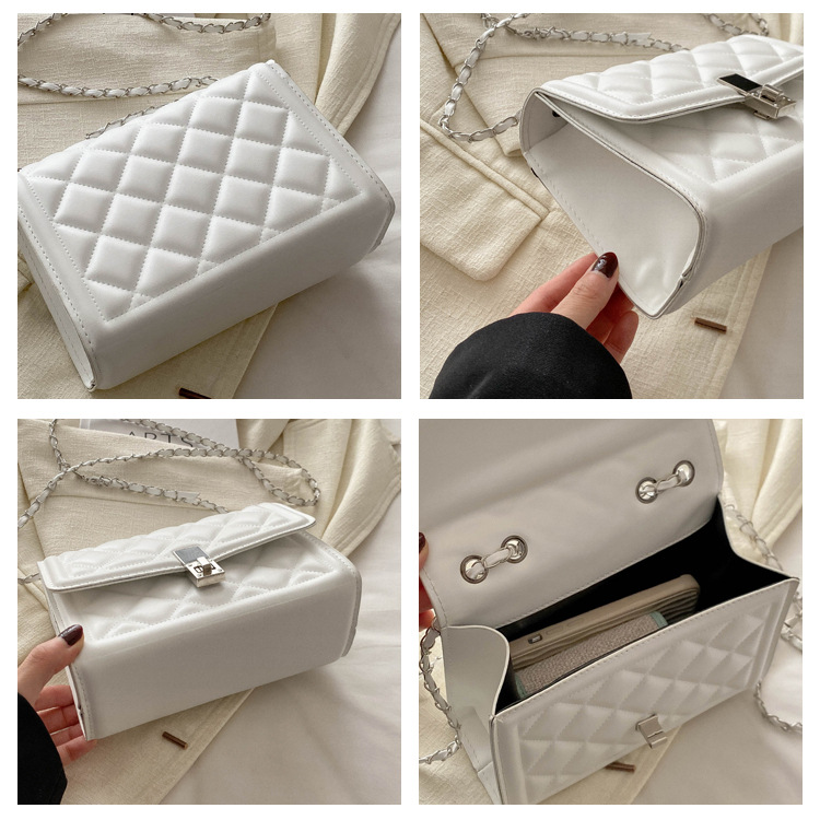 Tas Selempang Rantai Berdesain - Chain Crossbody Quilted ulasan dan harga