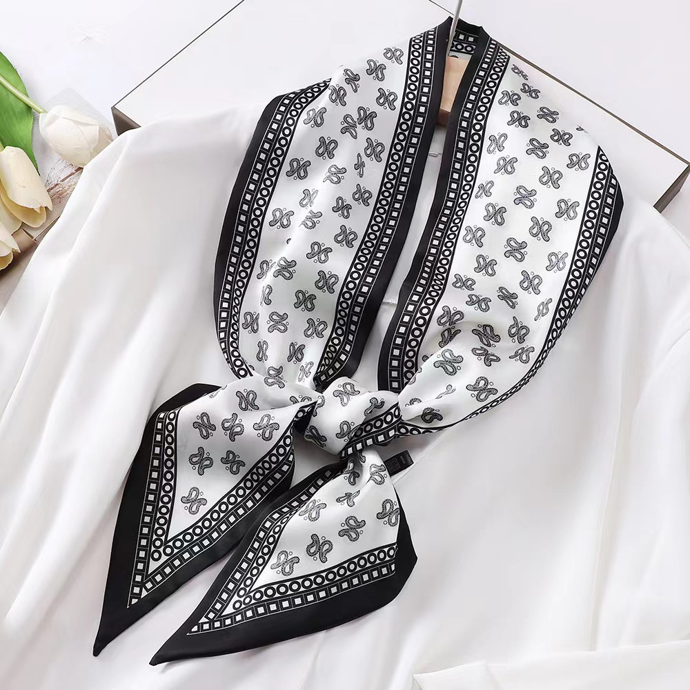 Syal Sutra Motif Zebra Mewah u - Luxury Bags Expensive ulasan dan harga