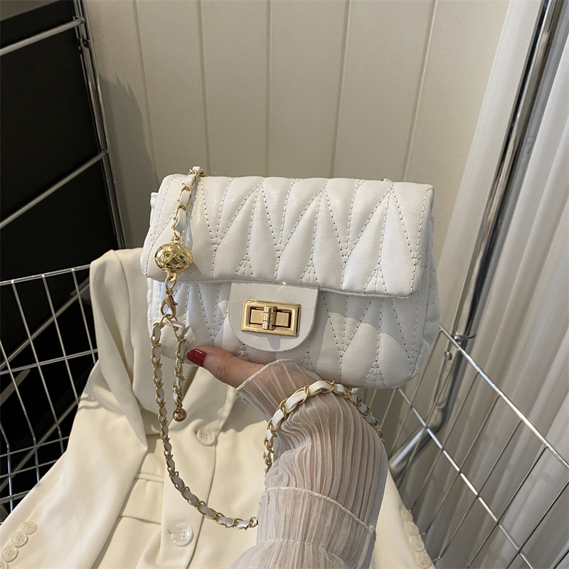 Tas Selempang PU Berlapis Wani - Chain Crossbody Quilted ulasan dan harga