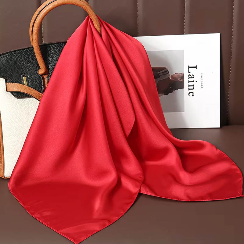 Syal Segi Empat Sutra Warna So - Luxury Bags Expensive ulasan dan harga