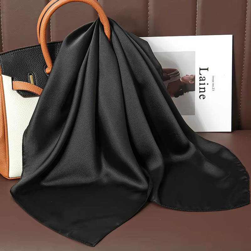 Syal Segi Empat Sutra Warna So - Luxury Bags Expensive ulasan dan harga