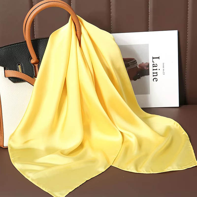 Syal Segi Empat Sutra Warna So - Luxury Bags Expensive ulasan dan harga