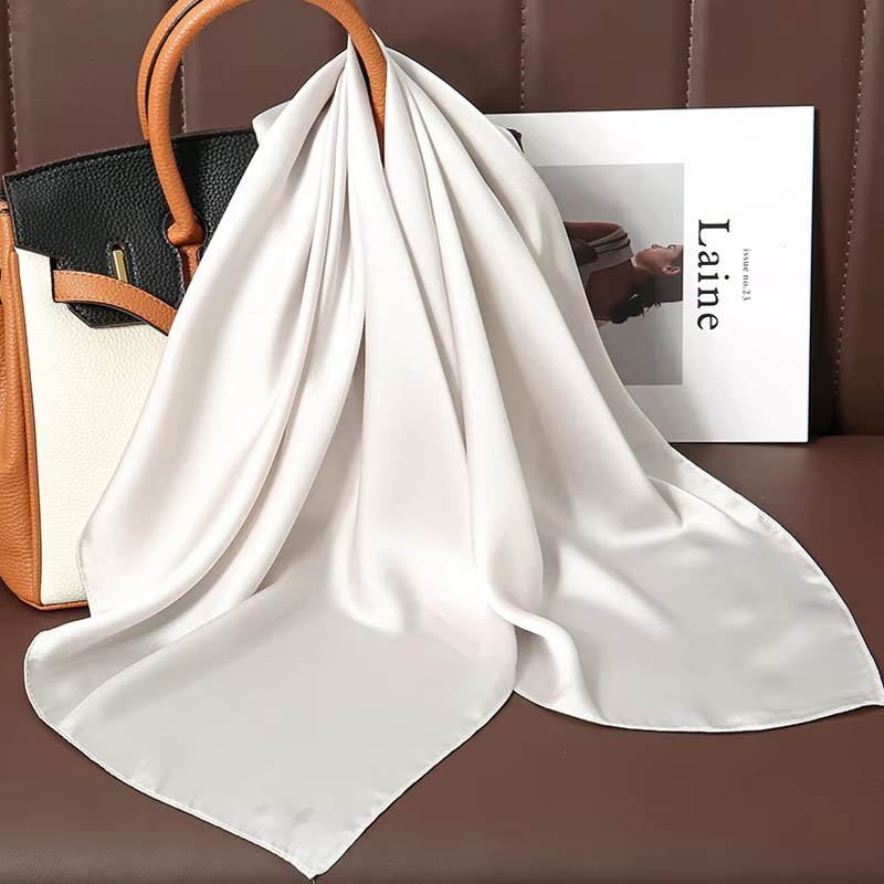 Syal Segi Empat Sutra Warna So - Luxury Bags Expensive ulasan dan harga