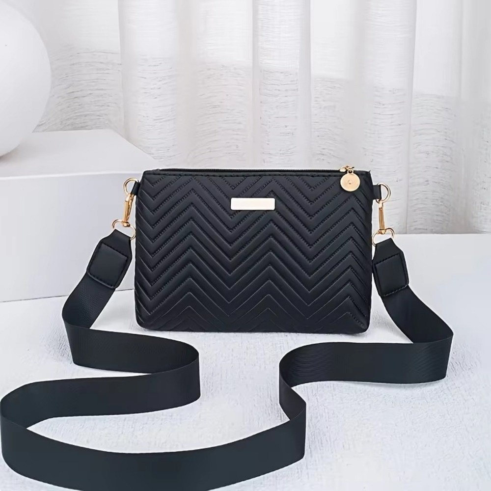 Tas Selempang Rantai Minimalis - Chain Crossbody Quilted ulasan dan harga