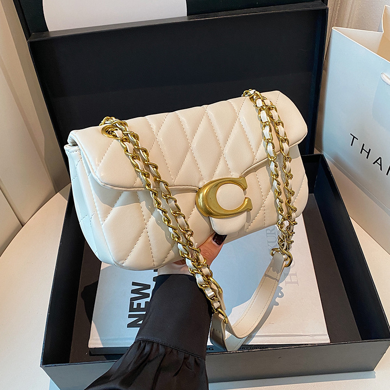 Tas Selempang Kulit Wanita Mod - Chain Crossbody Quilted ulasan dan harga