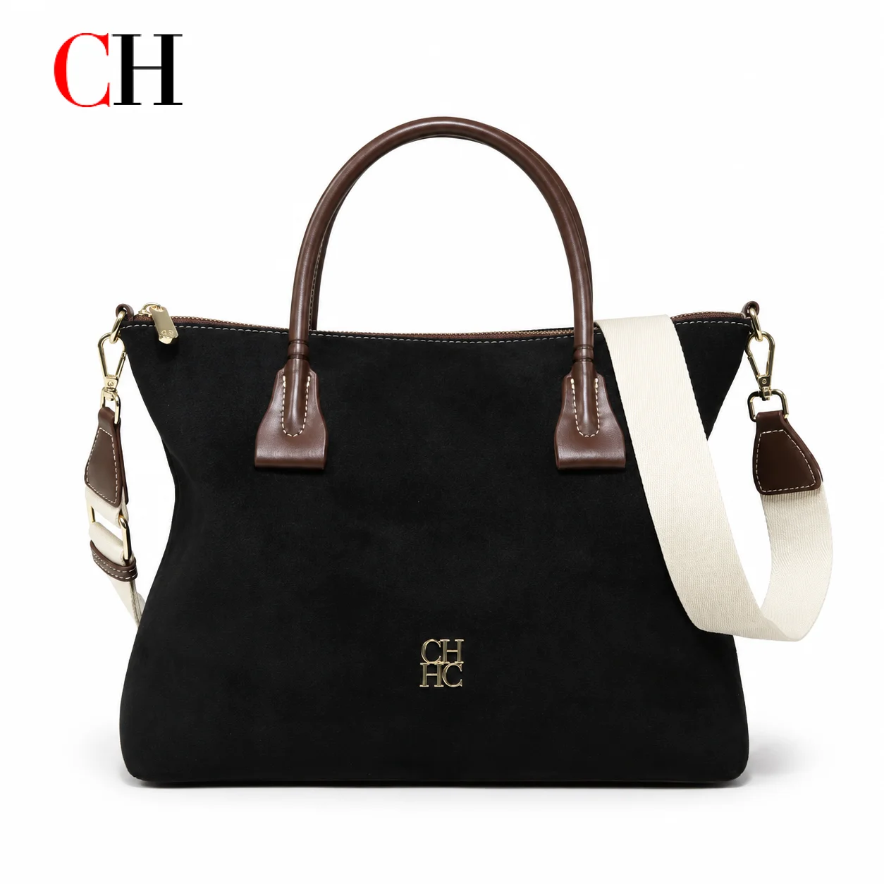 Tas Tote Wanita Premium CH Bah - Structured Handbag Top Handle ulasan dan harga