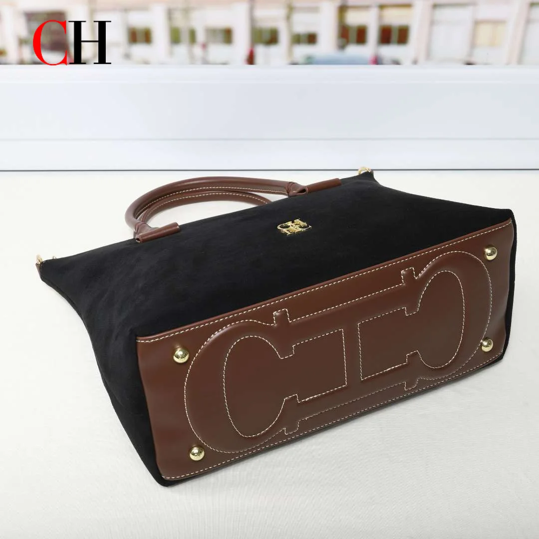 Tas Tote Wanita Premium CH Bah - Structured Handbag Top Handle ulasan dan harga