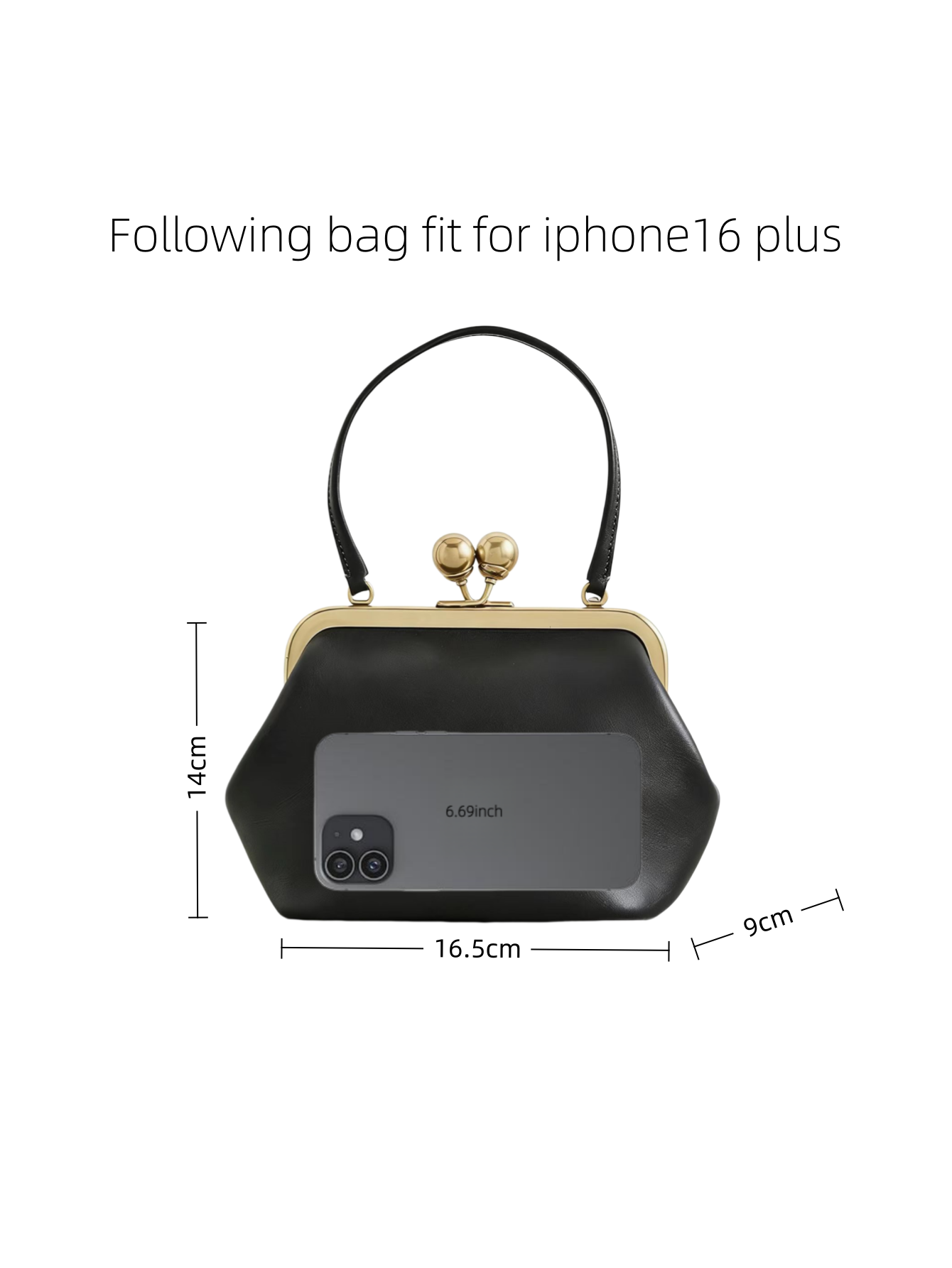 Tas Wanita Kecil Model Kissloc - Structured Handbag Top Handle ulasan dan harga