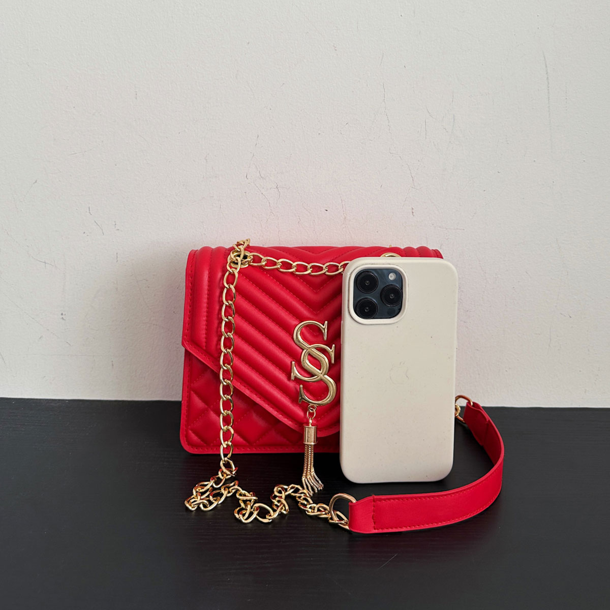 Tas Selempang Kotak Kecil Rant - Chain Crossbody Quilted ulasan dan harga