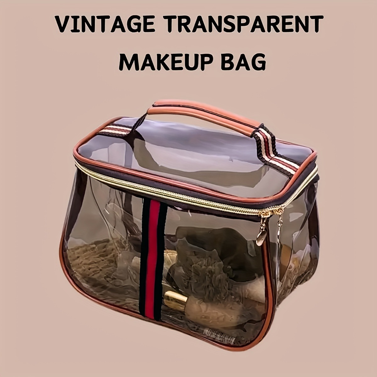 Tas Perlengkapan Mandi Transpa - Structured Handbag Top Handle ulasan dan harga
