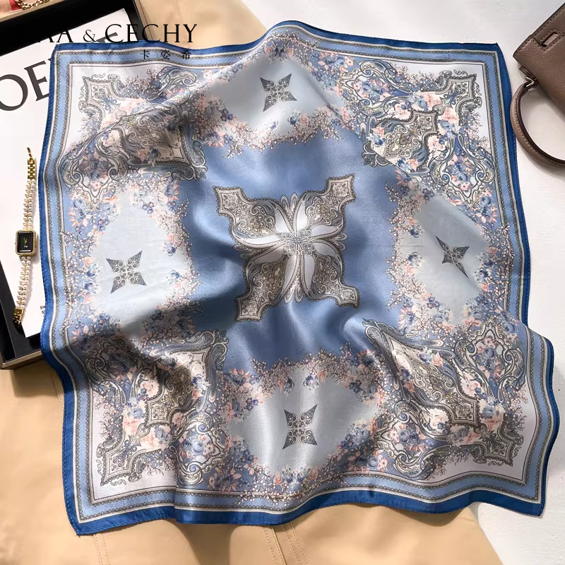 Syal Persegi Sutra Murbei 100% - Luxury Bags Expensive ulasan dan harga