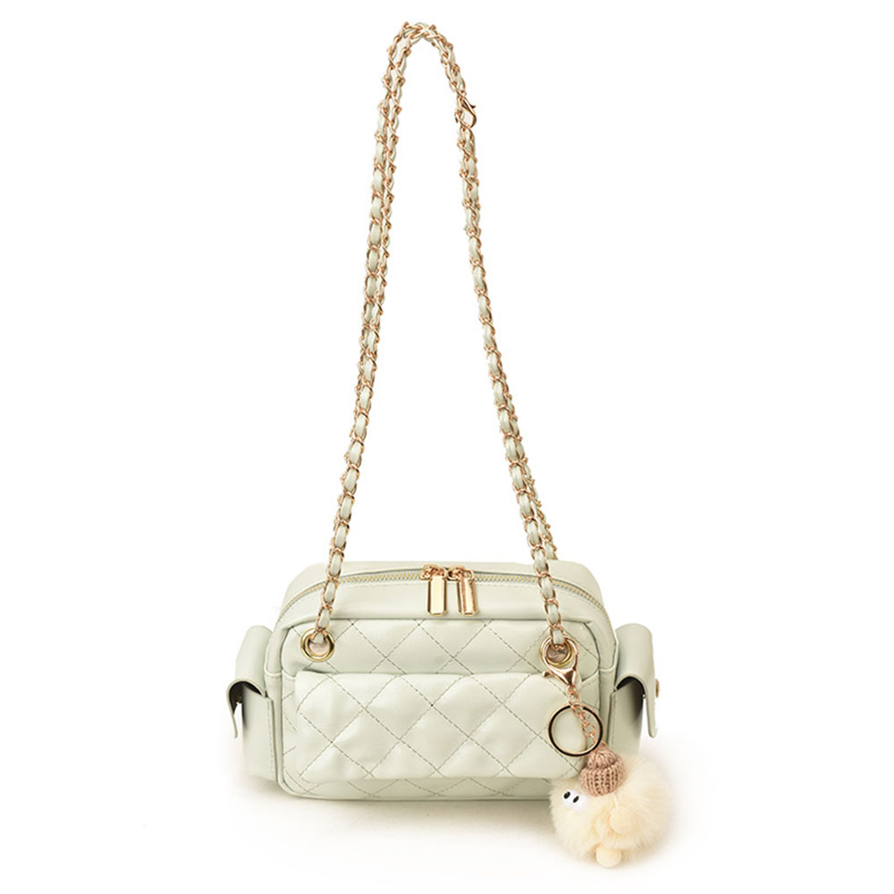 Tas Selempang Desain Rantai Po - Chain Crossbody Quilted ulasan dan harga
