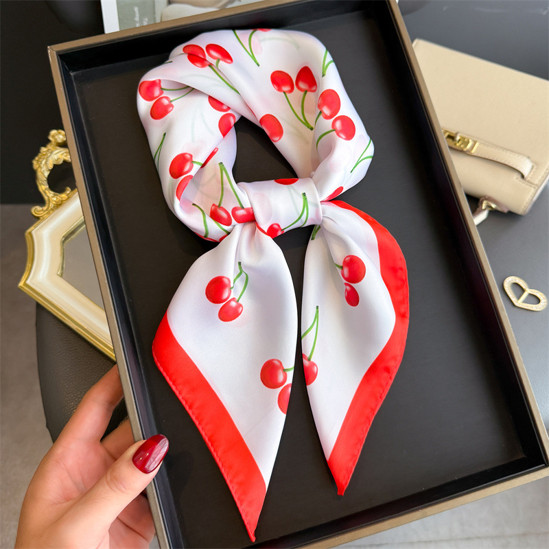 Syal Satin Persegi Mewah Syal  - Luxury Bags Cute ulasan dan harga