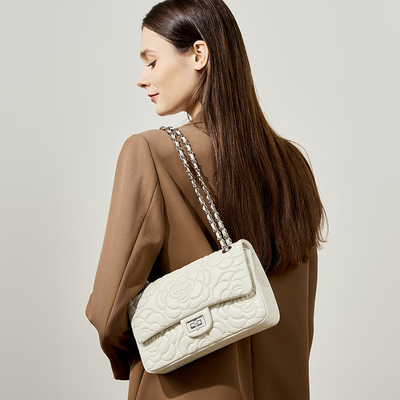 Tas Selempang Kulit Domba High - Chain Crossbody Quilted ulasan dan harga